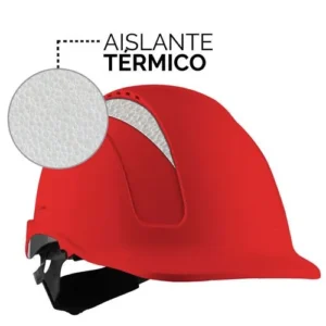 CASCO MTA-V ABS VENTILADO AISLANTE TERMICO ROJO - STEELPRO