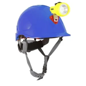 CASCO ABS MTA AZUL CON PORTALAMPARA FULL - U