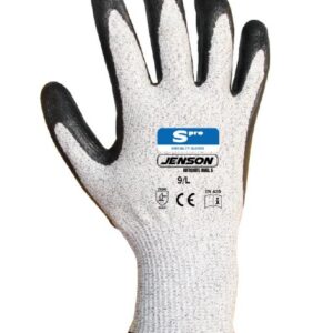 GUANTE ANTICORTE NIVEL 5 PALMA NITRILO (GRIS) - SPRO