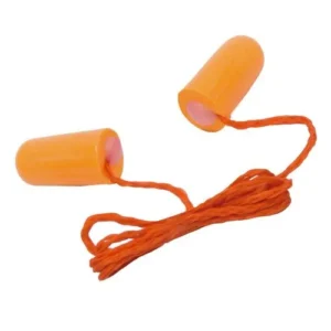 TAPON AUDITIVO DESECHABLE CON CORDON, NARANJO 31 DB - STEELPRO